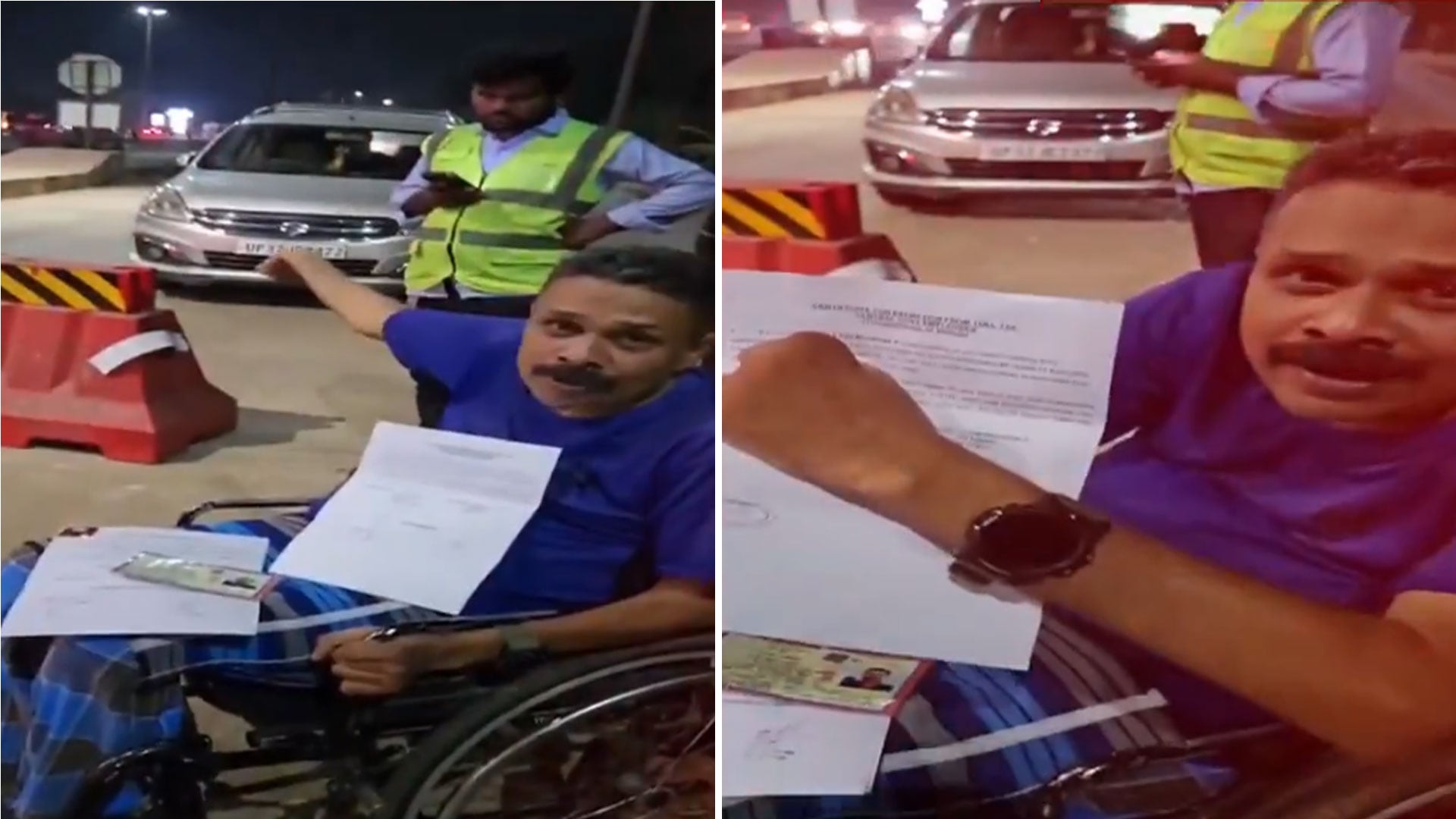 Ex-Army Officer On Wheelchair Says Was Not Grant Exemption At Karnataka Toll Plaza