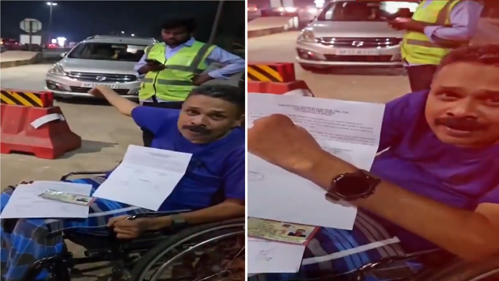 Ex-Army Officer On Wheelchair Says Was Not Grant Exemption At Karnataka Toll Plaza