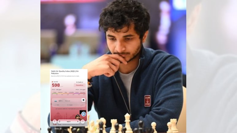 "We Are Slowly Being Poisoned": Indian Chess Grandmaster Vidit Gujrathi Raises Concern Over Delhi's Air Pollution