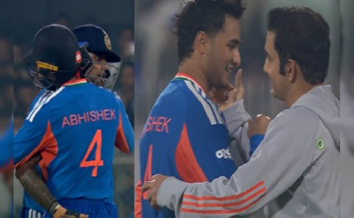 Video: 60 गेंद में जीत, गौतम गंभीर की खुशी का ठिकाना न रहा, अभिषेक की थपथपाई पीठ, सूर्या को लगाया गले