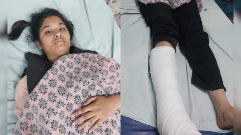 REET परीक्षा केंद्र के बाहर खड़ी अभ्यर्थी को कार ने मारी टक्कर, परीक्षा छूटी; घर में अकेले कमानी वाली है प्रियंका&nbsp;