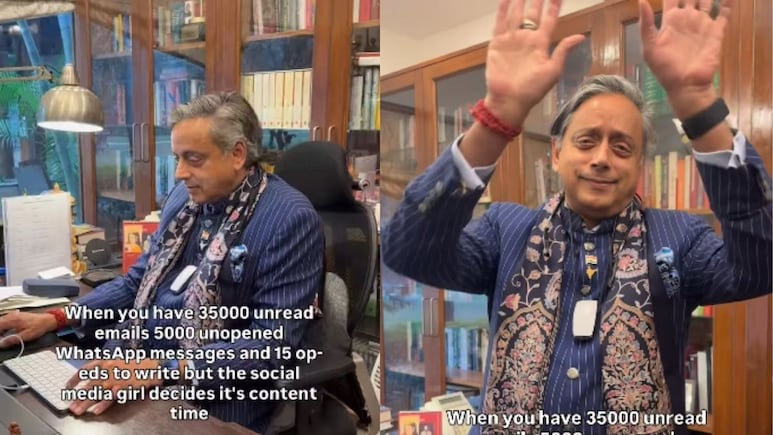 'Do The Swifties Agree?' Shashi Tharoor Grooves To Hit Taylor Swift Song