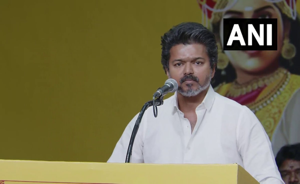 "Not Election But War For Democracy": Vijay's 1st Rally Amid Film Row, CBI Probe