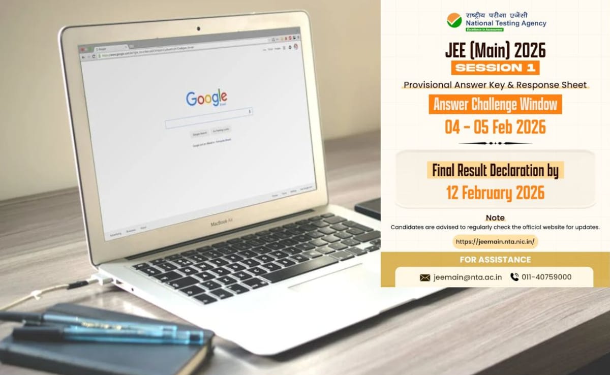 JEE Main 2026 Session 1 Answer Key To Be Out On February 4, Result By Feb 12