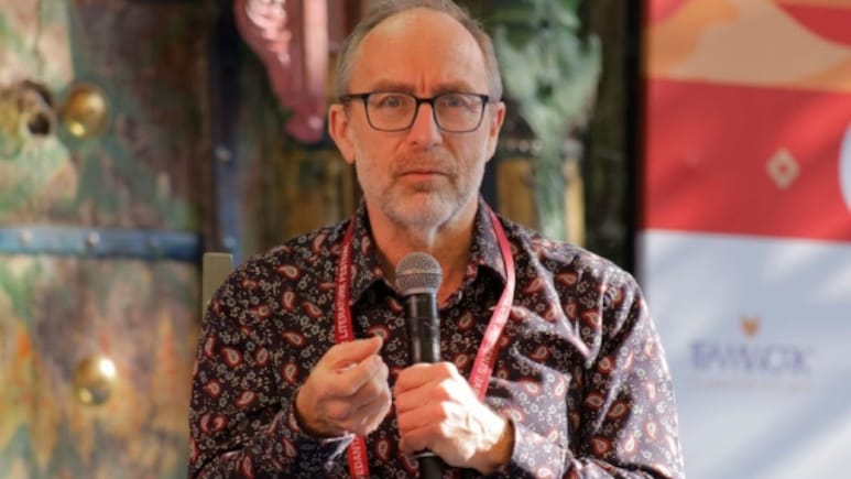 &nbsp;Wikipedia के फाउंडर जिमी वेल्स जयपुर पहुंचे, बोले- AI विकिपीडिया से सीखते हैं