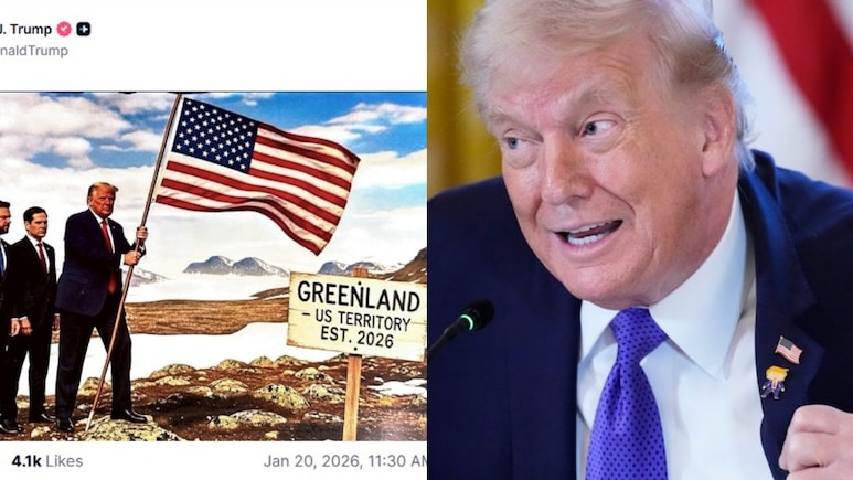 20/1/26... ग्रीनलैंड अमेरिका का हिस्सा, ट्रंप ने इस सोशल मीडिया पोस्ट से क्या दिया संदेश