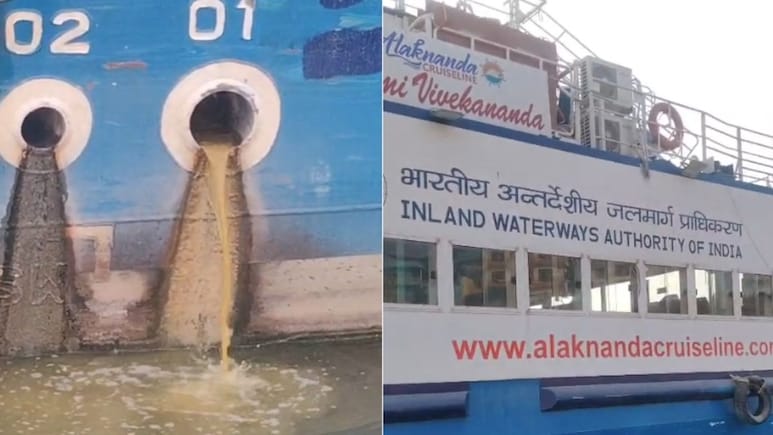 Cruise Operator Fined Rs 5,000 For Dumping Sewage In Ganga In Varanasi