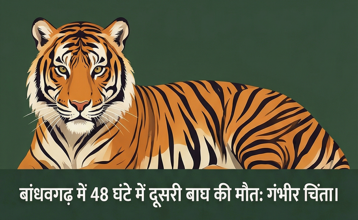 Tiger Death in MP: 2 दिन में दूसरी मौत; बांधवगढ़ टाइगर रिजर्व में फिर हुई मृत मिला वनराज, MP में बाघों की मौत