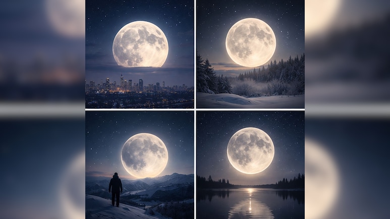 फरवरी में कब दिखेगा Snow Moon? इस ठंडी रात को मत चूकिए चमकदार फुल मूल का अद्भुत नजारा
