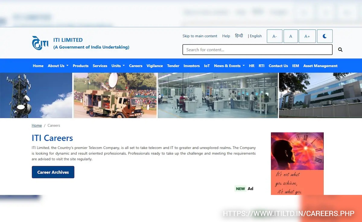 Indian Telecom Industries Invites Applications For Young Professionals: Check Details Here