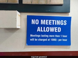 Bengaluru Cafe Charges Rs 1,000 Per Hour For Long Meetings, Notice Goes Viral