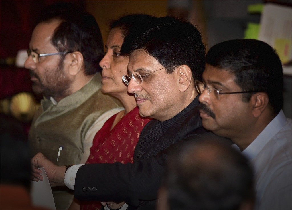 

Cabinet Reshuffle: Sitharaman Gets Defence; Goyal New Rail Minister