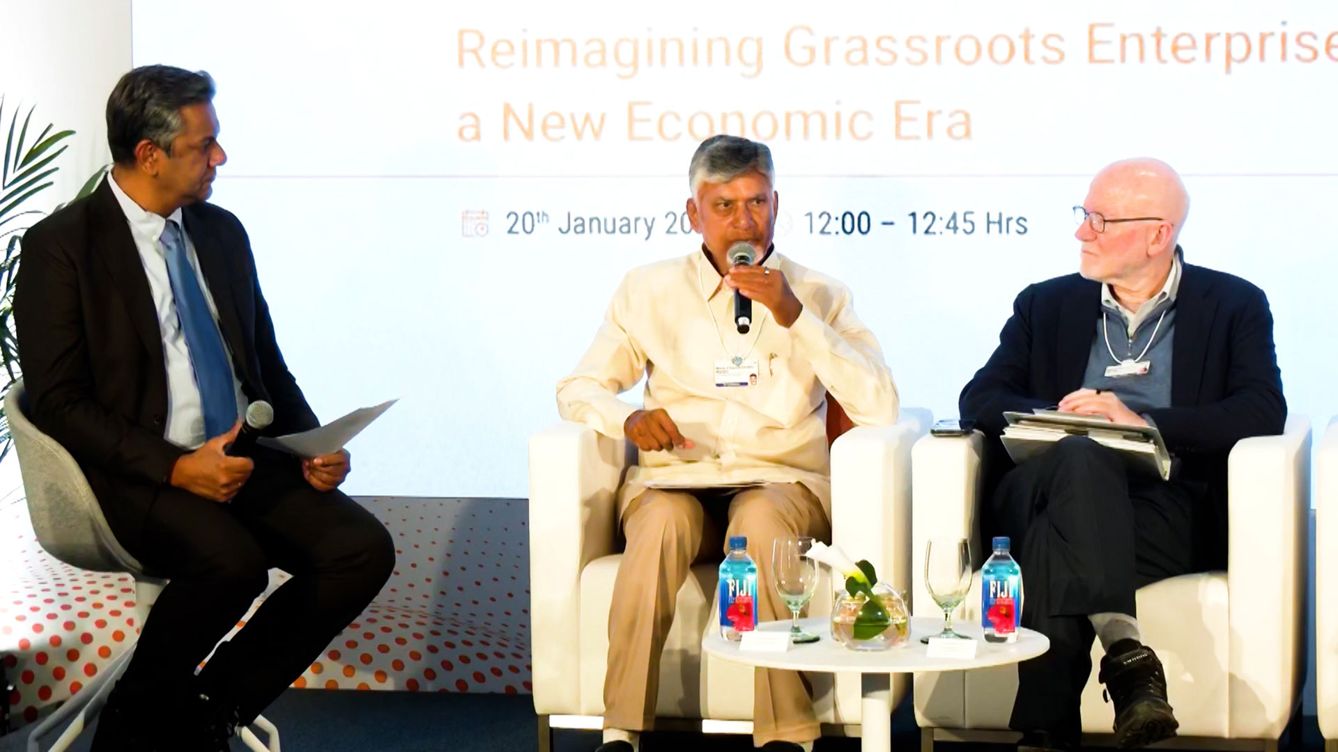 "India Is Moving Very Fast, Sustainable Growth Is Happening": Chandrababu Naidu In Davos