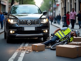 डॉक्टर का कारनामा: डिलिवरी ब्वॉय को पहले टक्कर मारी, विरोध करने पर गाड़ी वापस घुमाकर कुचला