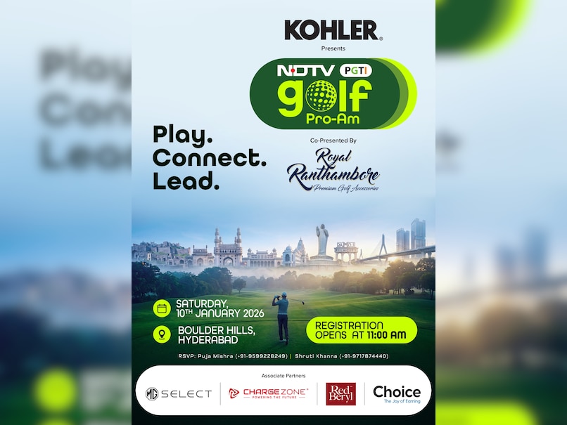 Mohammad Azharuddin and Corporate Titans to Headline NDTV PGTI Golf Pro-Am Hyderabad