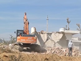 अजमेर में प्रशासन की बुलडोजर कार्रवाई, 22 किलोमीटर तक अवैध निर्माण ध्वस्त