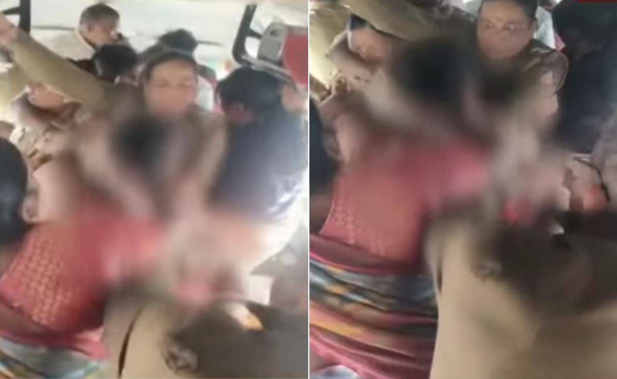 A BJP worker has allegedly been assaulted, and her clothes were torn while she was being detained by the police in Karnataka's Hubballi on Wednesday.