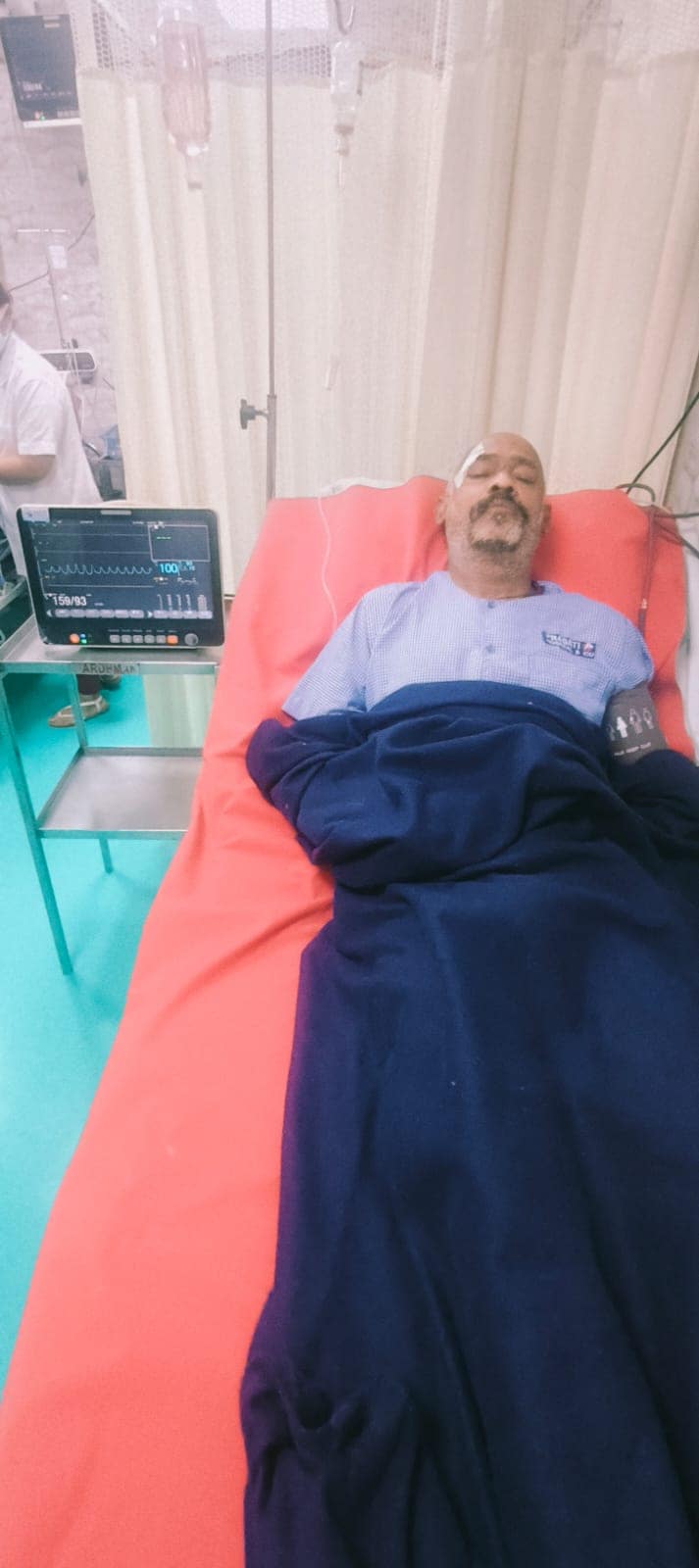 आईसीयू वार्ड में विनोद कांबली. 