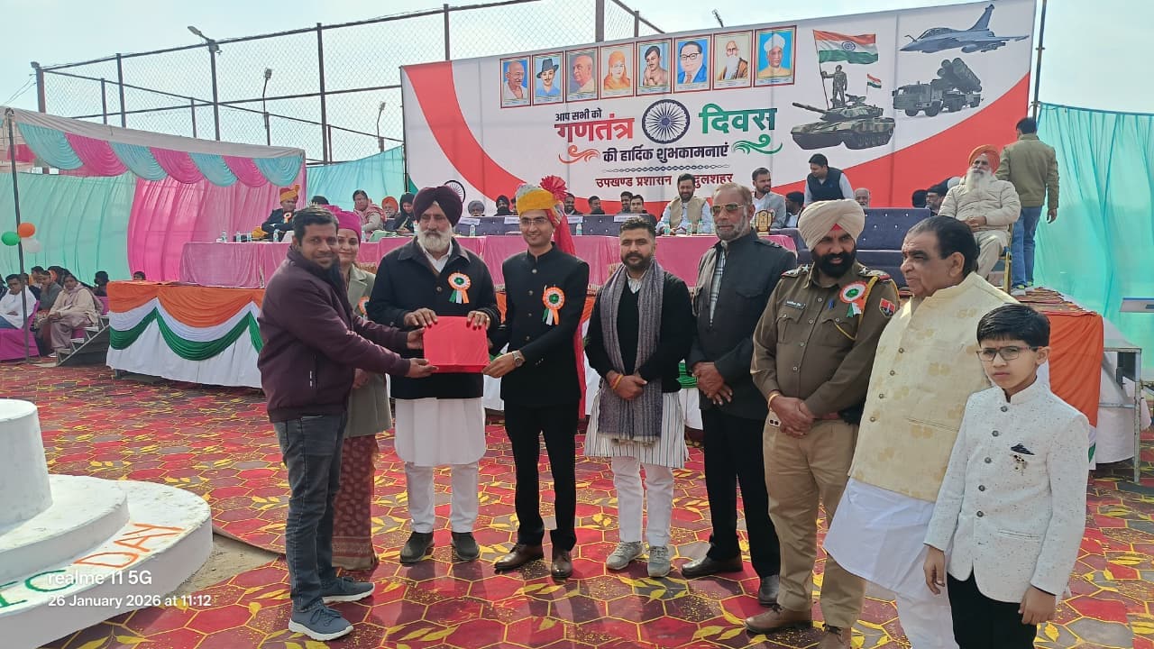 NDTV के सवांददाता कुलदीप गोयल को गणतंत्र दिवस पर सम्मानित किया गया. 