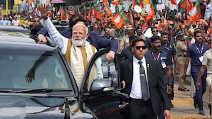 PM Modi Holds Massive Road Show In Thiruvananthapuram