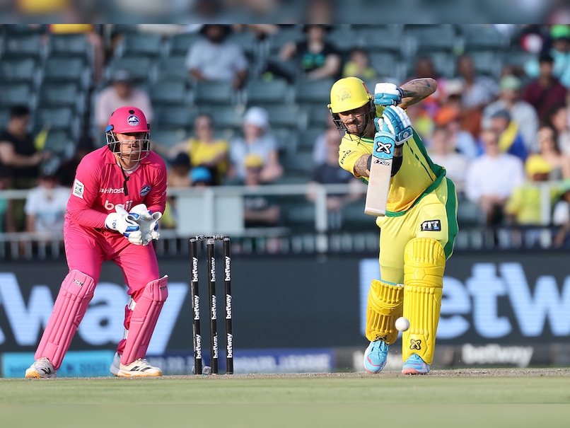 SA20: Faf Du Plessis And James Vince Shine Before Lightning Strikes At The Bullring