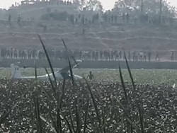 Video: Small Aircraft Crashes Into Pond In UP's Prayagraj