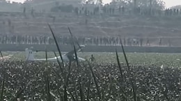 Video: Air Force's 2-Seater Microlite Aircraft Crash Lands In UP's Prayagraj