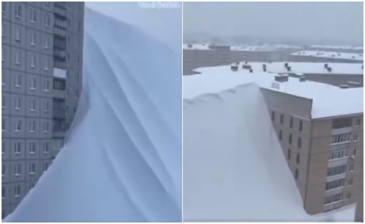 रूस के कमचात्का में 30 साल की सबसे भीषण बर्फबारी, 13 फीट बर्फ में दफन शहर, इमरजेंसी घोषित