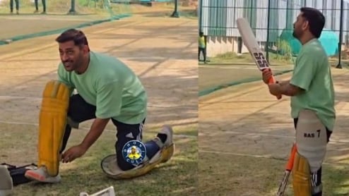 IPL 2026: नेट पर दिखे एमएस धोनी, फैंस ने लगानी शुरू की यह अटकलें, तस्वीरें हुईं वायरल