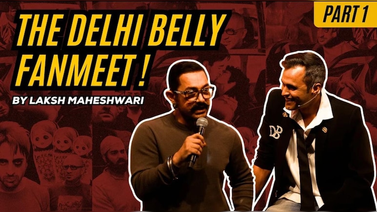 'हैप्पी पटेल' और 'दिल्ली बैली' की टीम ने फैन मीट में किया धमाल