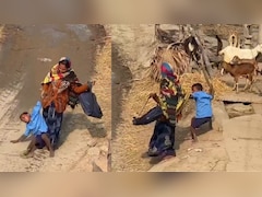 स्कूल जाने से भागता बच्चा और हार न मानने वाली मां, 41 सेकंड के वीडियो ने छू लिया दिल