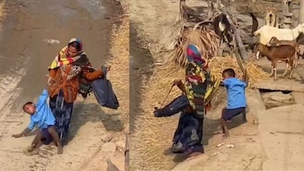 स्कूल जाने से भागता बच्चा और हार न मानने वाली मां, 41 सेकंड के वीडियो ने छू लिया दिल