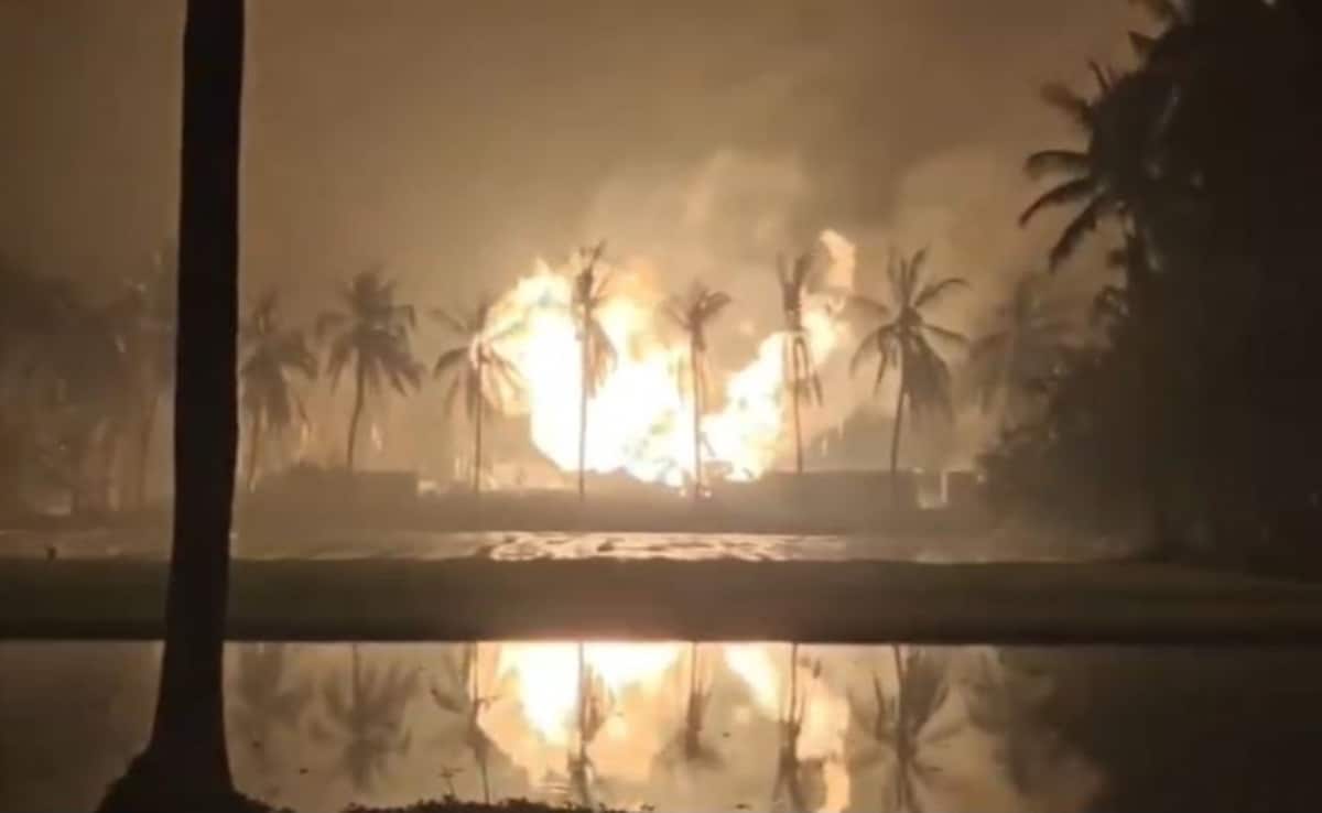 ONGC Top Brass In Andhra To Control Raging Mori-5 Oil Well Blaze