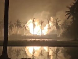 ONGC Top Brass In Andhra To Control Raging Mori-5 Oil Well Blaze