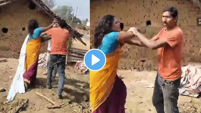 गावात वृक्षारोपण करणाऱ्या महिला सरपंचाची ओढणी खेचली..शिविगाळ करून मारहाण केली, संतापजनक व्हिडीओ व्हायरल&nbsp;