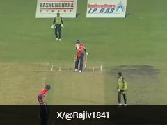 Video: Pakistan Star Sahibzada Farhan Mocks Bowler, Catastrophe Unfolds On Next Delivery