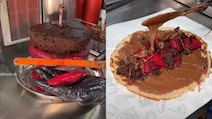 'Sweet Shawarma' Made With Chocolate Syrup, Cake And Cream Annoys Foodies