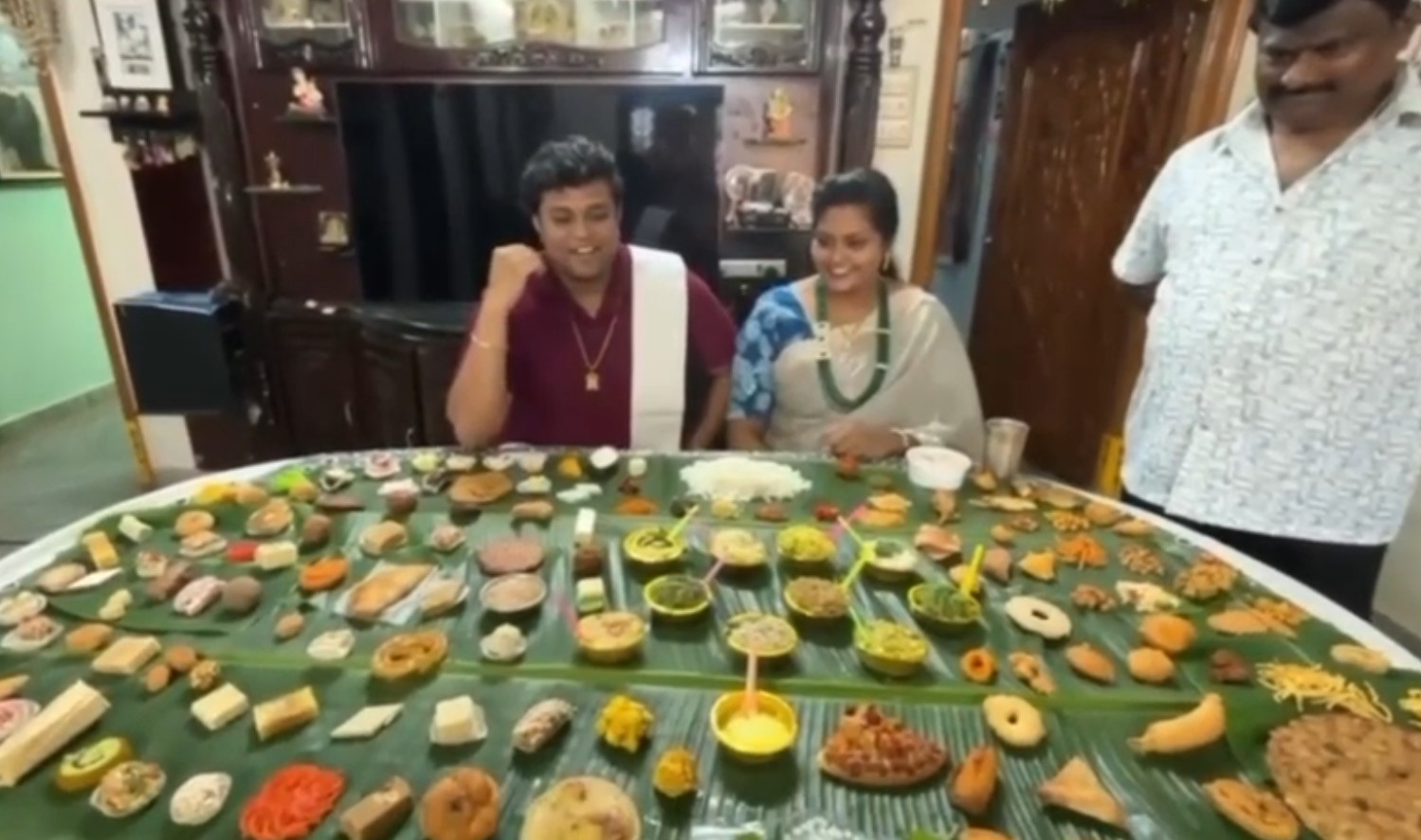 Watch: Andhra Family Throws Grand Sankranti Feast For Son-In-Law With 158 Delicious Treats
