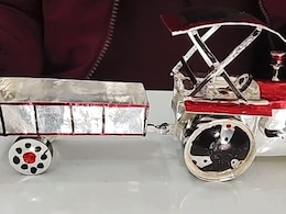 सांवरिया सेठ के दरबार में जल्द चढ़ेगी 40 हजार की चांदी से बनी ट्रैक्टर-ट्रॉली, कारीगरी देख हर कोई हैरान