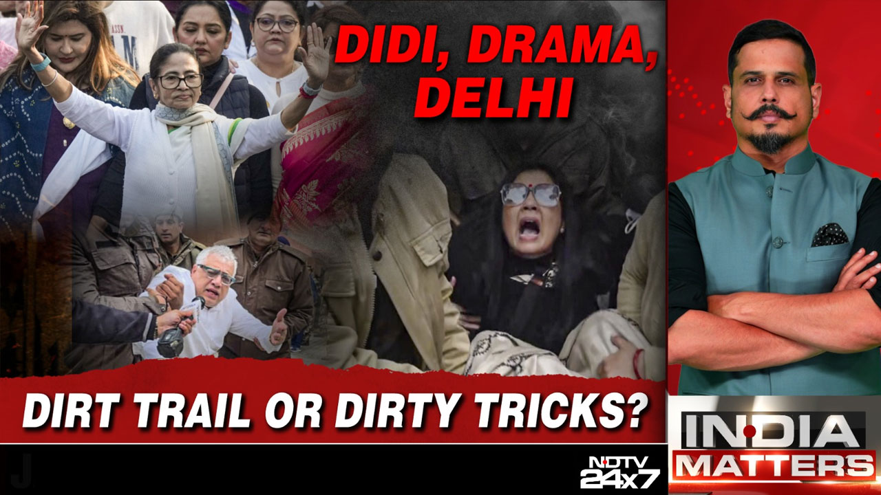 High Drama In Delhi As TMC Protest Sparks Fresh ED-Mamata Standoff