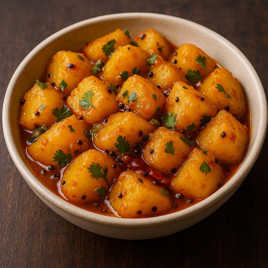 How To Make Khatte Meethe Aloo