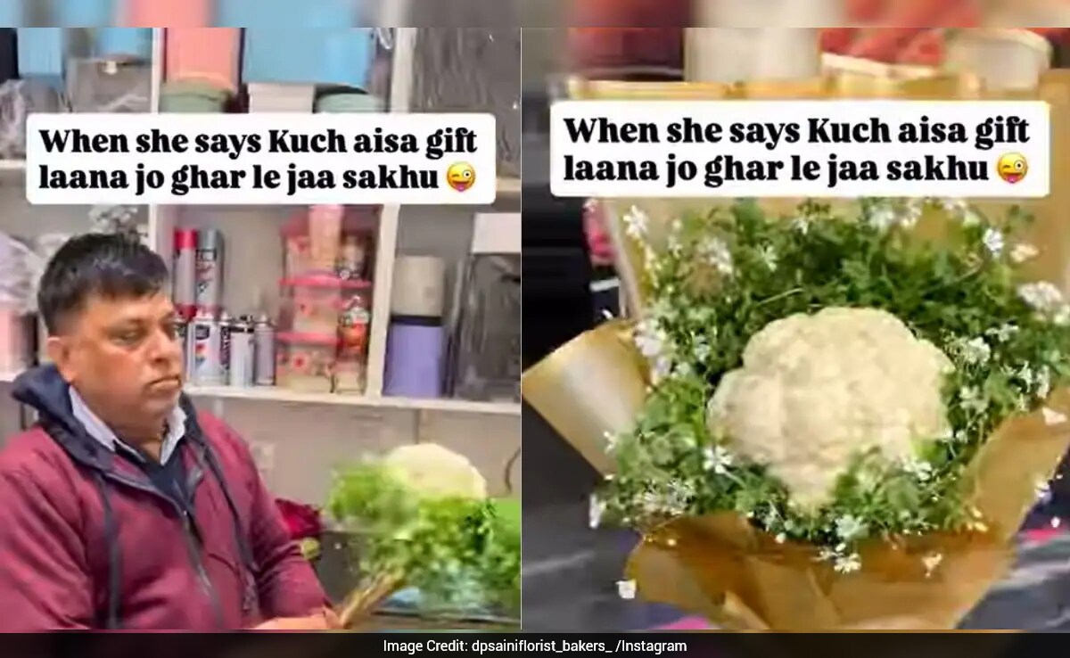 Florist Creates Viral Cauliflower Bouquet