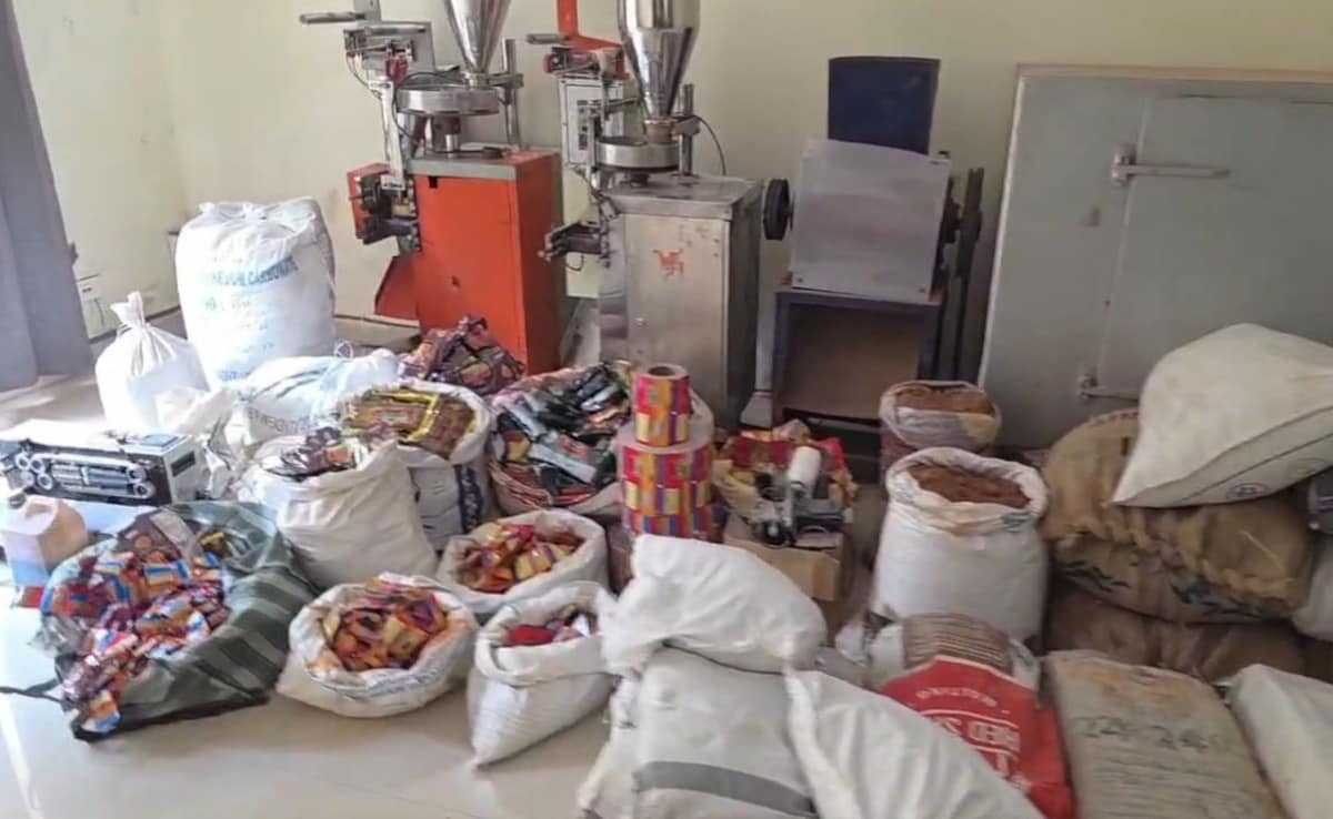 Poison factory seized in Indore, fake pan masala was being manufactured between houses