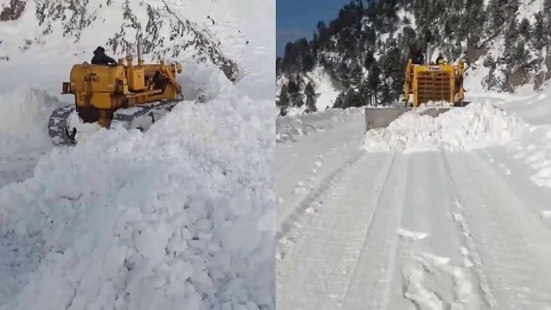 बर्फ में अंटार्कटिक जैसा दिखने लगा कश्मीर, सेना के जवानों की बहादुरी का ये VIDEO रोंगटे खड़े कर देगा