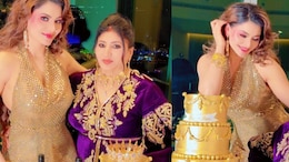 Watch: Urvashi Rautela Celebrates Mom's Birthday With A 24-Carat Gold Cake