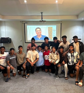 India U19 Team Interacts With Sachin Tendulkar Ahead Of Crucial Pakistan Clash In World Cup