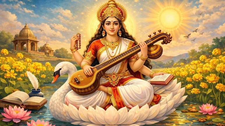 बसंत पंचमी पर मां सरस्वती को प्रसन्न करने के लिए करें ये सरल उपाय, मिलेगा सुख-समृद्धि का आशीर्वाद