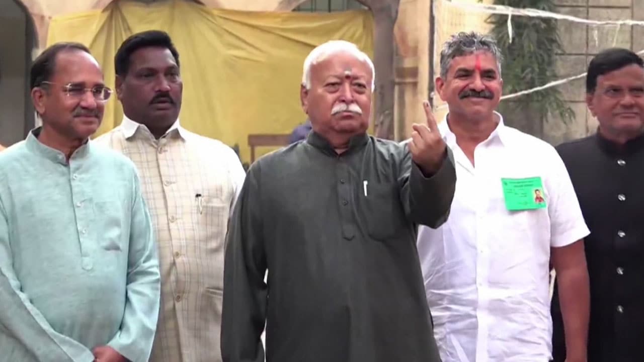 "Casting Vote is Our Duty, Came Early To Vote": RSS Chief On BMC Polls