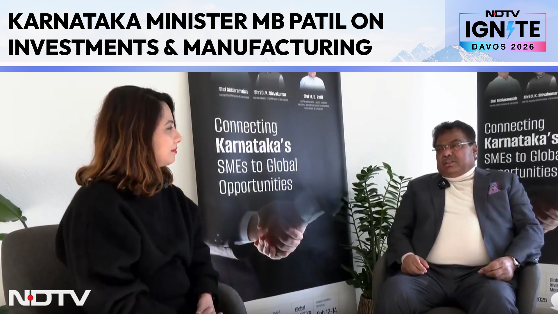 Davos 2026: Karnataka Industries Minister MB Patil on Investments, Manufacturing & Global Giants