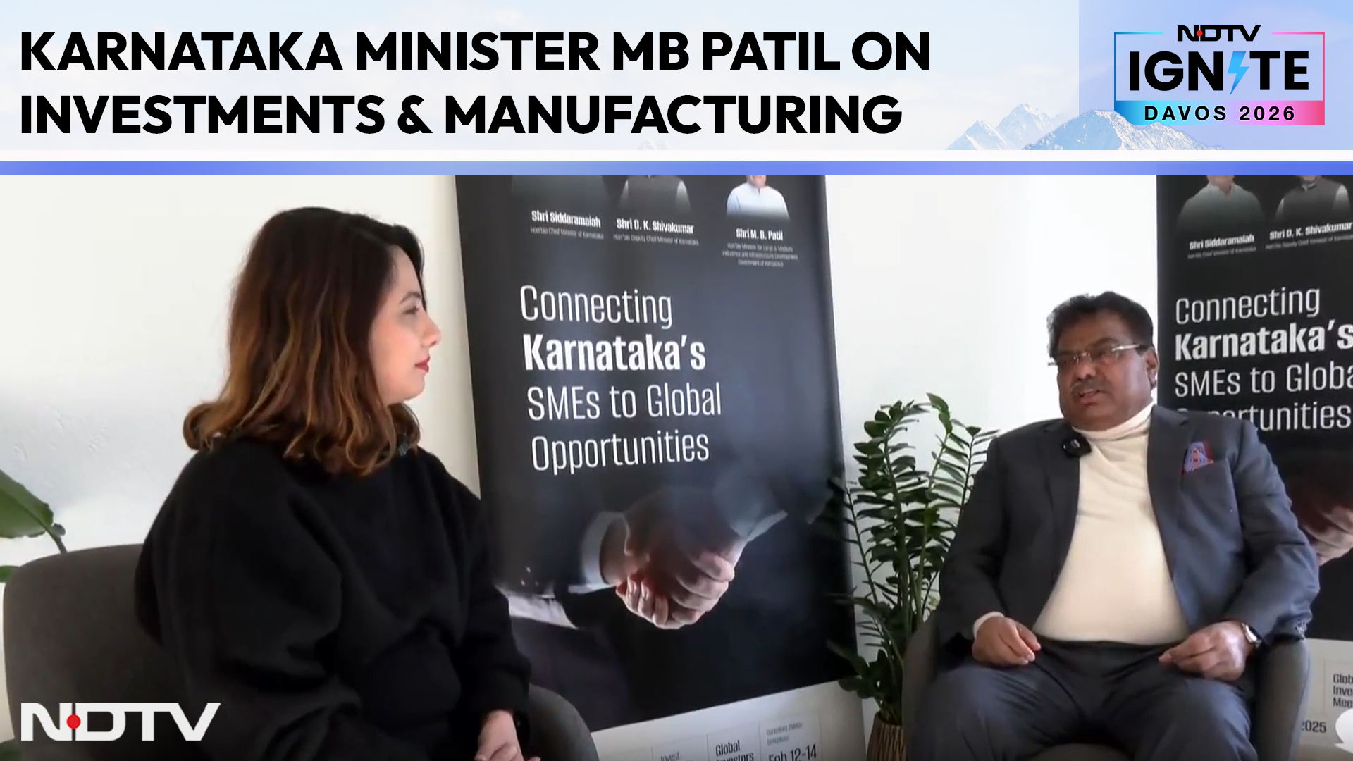 Davos 2026: Karnataka Industries Minister MB Patil on Investments, Manufacturing & Global Giants